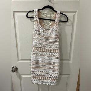 Love Triangle Lace Strappy Dress